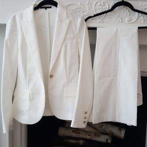 Theory White Dress Pants